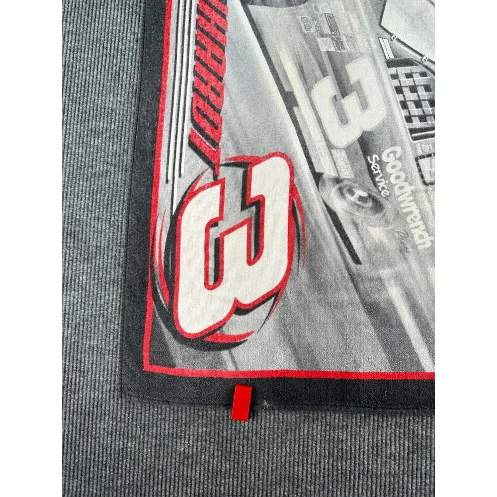 Dale Earnhardt NASCAR Towel Black Red #3 Goodwrench Racing Jerry Leigh 54x27